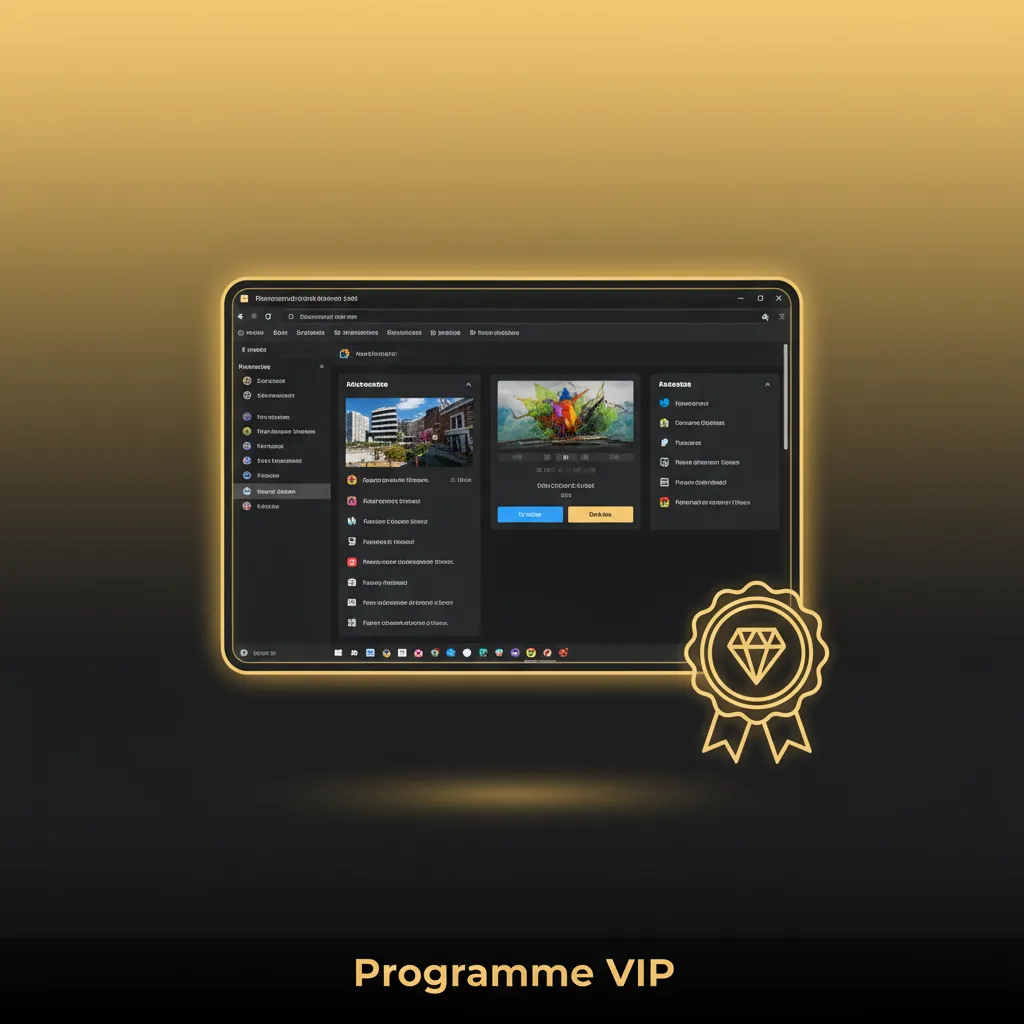 Programme VIP à paliers Bronze à Diamant: cashback, gestionnaire, retraits élevés, paiements et promos avantageux.